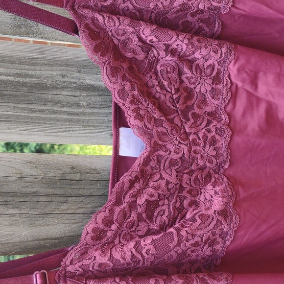 Ladies Raspberry Stretch Camisole - Picture 2 of 7